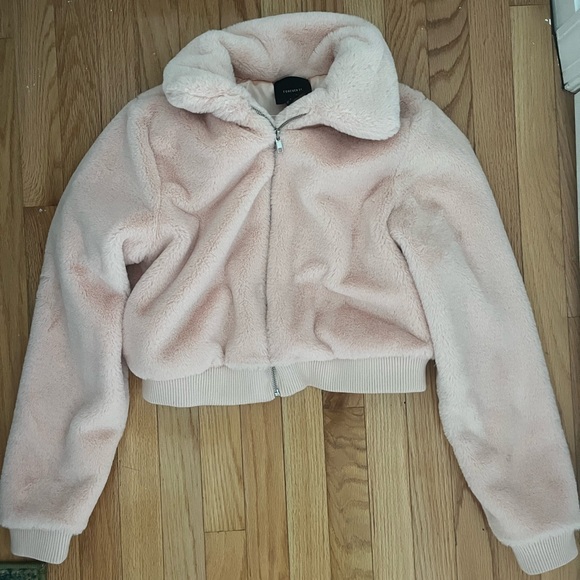 Pink Fluffy Jacket - Picture 1 of 5